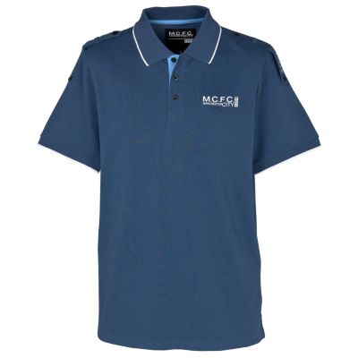 Manchester City Private Polo Top - Dark Denim
