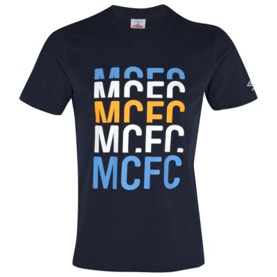 Manchester City WTC Graphic T-Shirt - Dark Navy