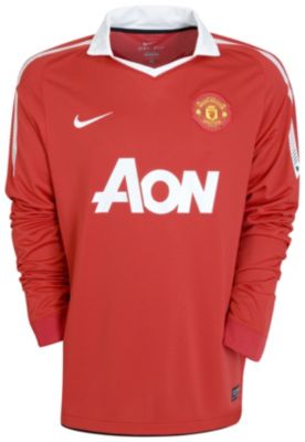 Manchester United Home Shirt 2010/11 - Long Sleeved - Kids
