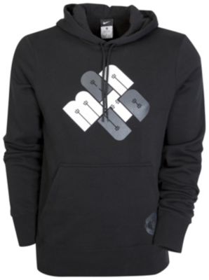 Manchester United Core Over The Head Hoodie - Black/Dark Shadow