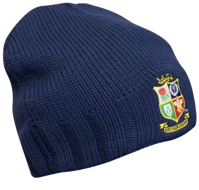 British and Irish Lions Woolie Hat - New Navy/White