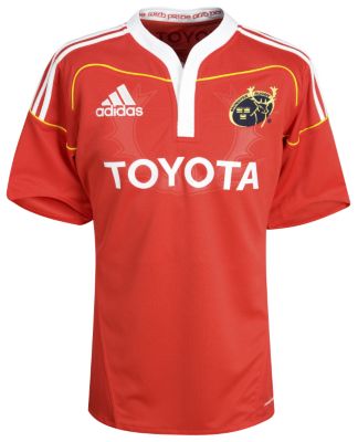 Munster Authentic Rugby Shirt 2009/11 - Collegiate Red