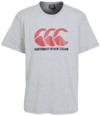 Canterbury CCC Logo T-Shirt - Grey Marl