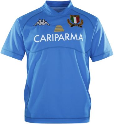 Italy Rugby Home Supporters Replica Shirt - Azzurri/White
