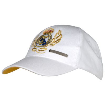 Gorra Escudo con Laurel Real Madrid - Blanco