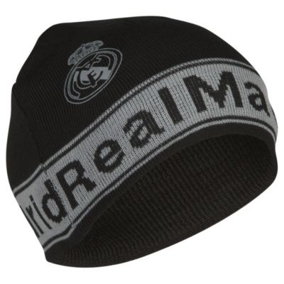 Gorro de lana con franja Real Madrid - Negro/Gris Oscuro