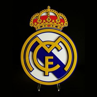 Escudo en relieve (3D) Real Madrid C.F.