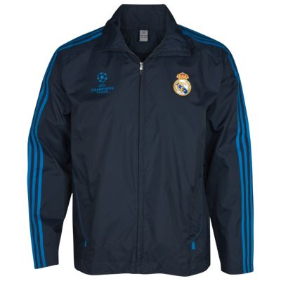 Chaqueta chubasquero de entrenamiento de la Liga de campeones del Real Madrid