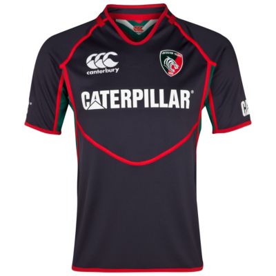 Leicester Tigers Training Pro Jersey - Elite Charcoal