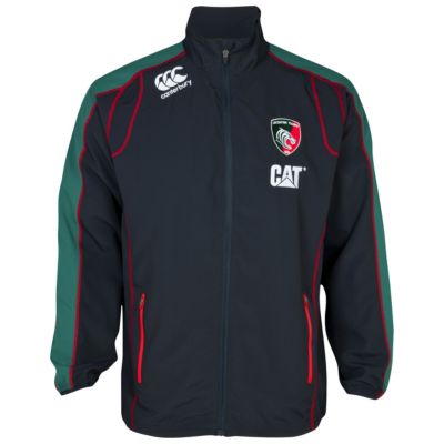 Leicester Tigers Presentation Jacket  - Elite Charcoal