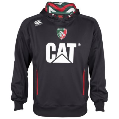 Leicester Tigers Tech Hoody - Elite Charcoal