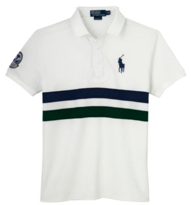Ralph Lauren Polo Shirt Mesh Fancy - White Multi