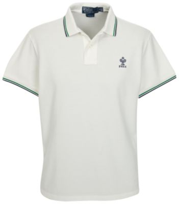 Polo Ralph Lauren Wimbledon Emblem Polo Shirt - Deckwash White