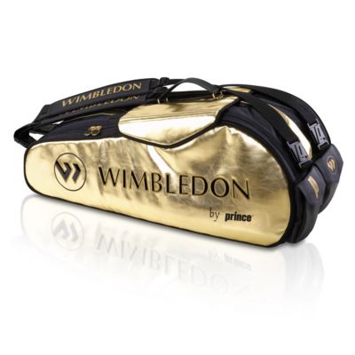 Wimbledon Gold 6 Pack Racquet Bag
