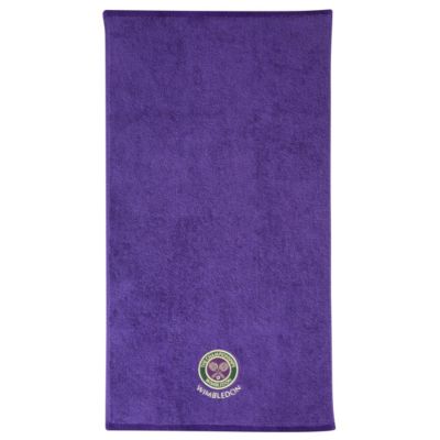 Wimbledon Mens Embroidered Guest Towel 2010 - Purple