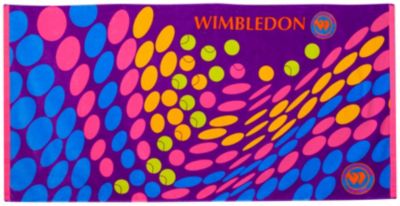 Wimbledon Wave Beach Towel 2010 - Purple