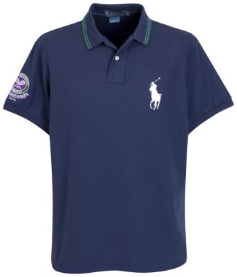Polo Ralph Lauren Wimbledon Ball Boy Pique Polo - French Navy